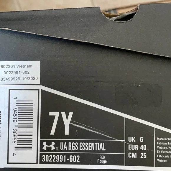 Under Armour Boys BGS Essential Athletic Running Sneakers - Picture 15 of 16